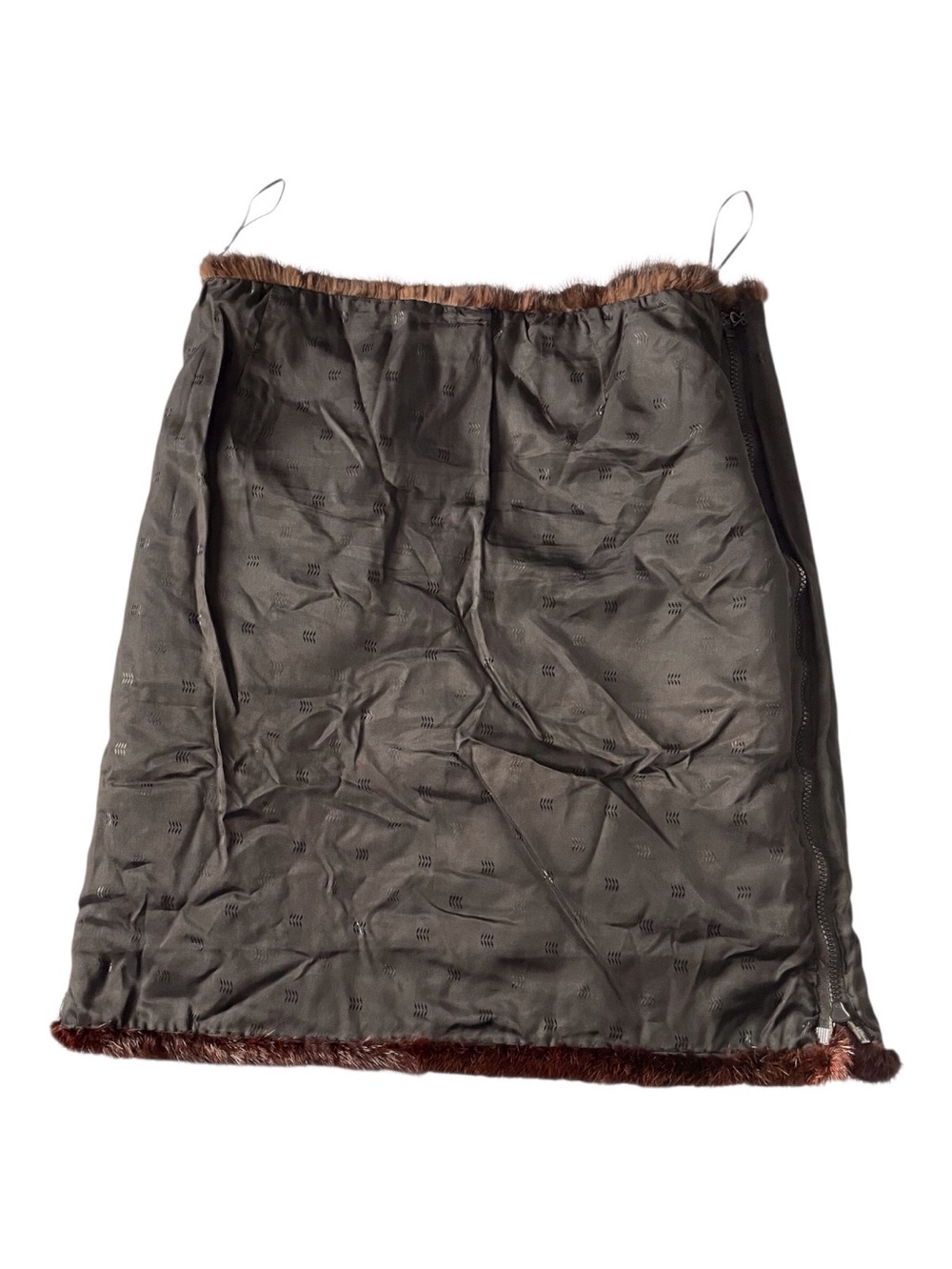 Vintage Faux Fur Patchwork Skirt. - Picture 3 of 7